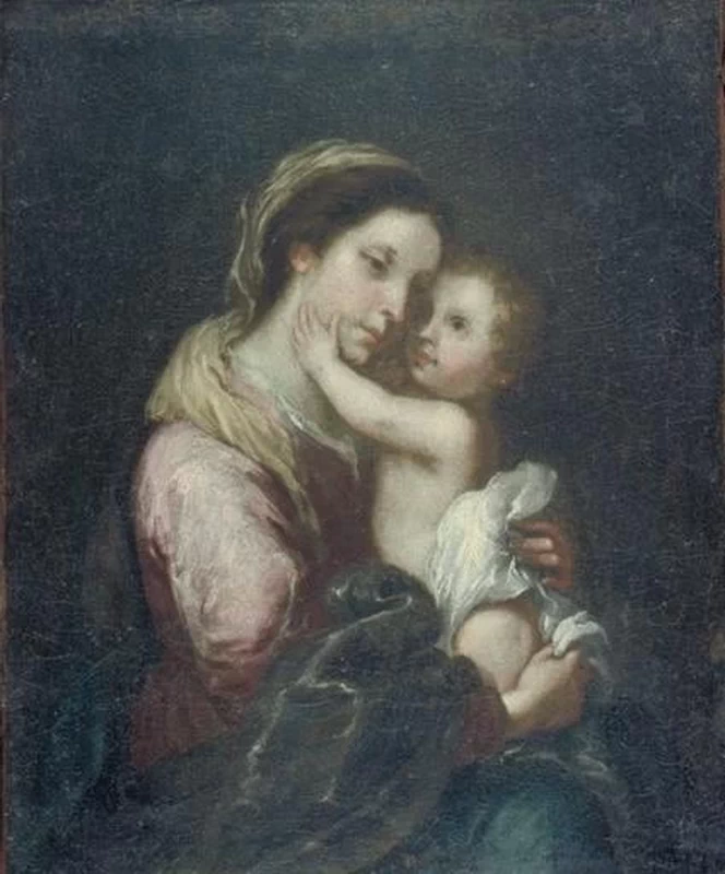 Bartolomé Esteban Murillo - 269, La Vergine col Bambino, Musée des Beaux, Arts de Bordeaux, Bordeaux